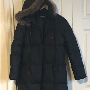 London fog full length down coat